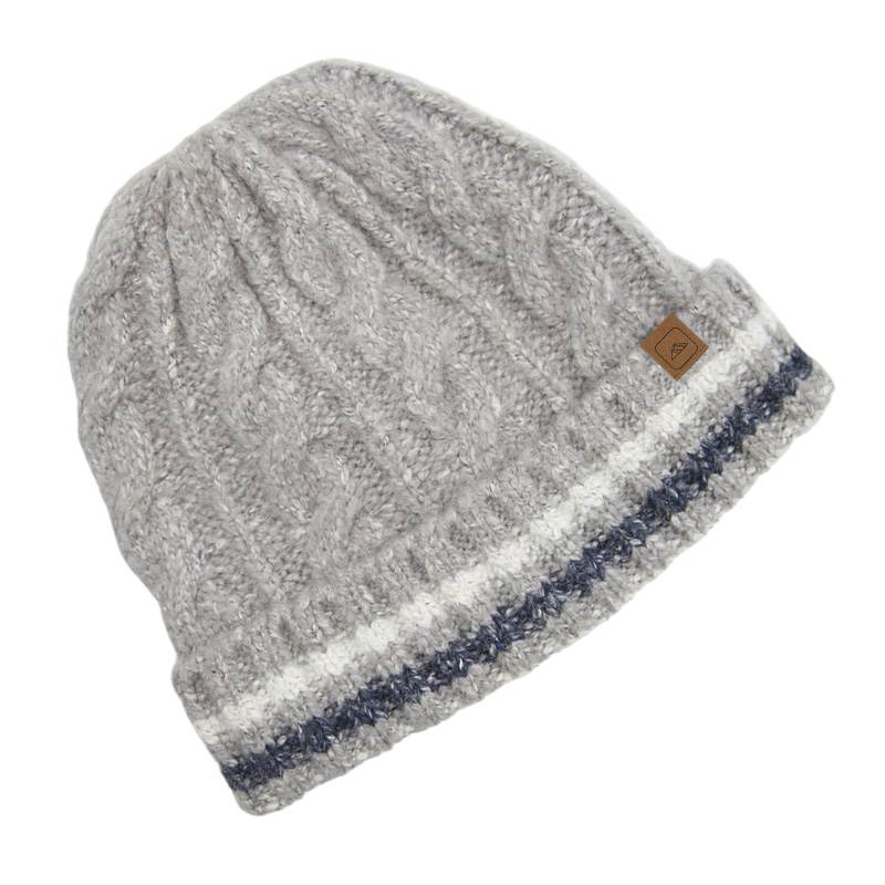 Cable Knitted Cuffed Beanie For Adult