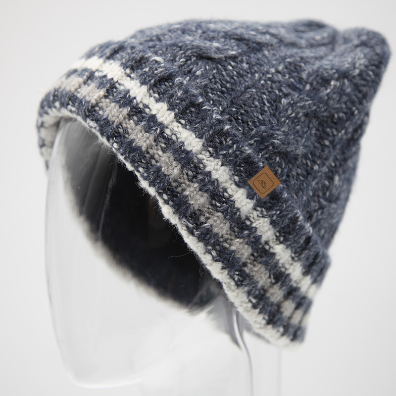 Cable Knitted Cuffed Beanie For Adult