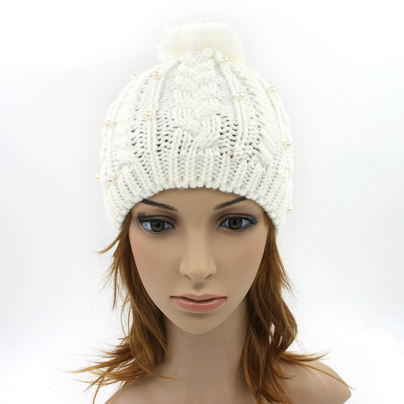 GIRLS’ PEARLS BEANIE