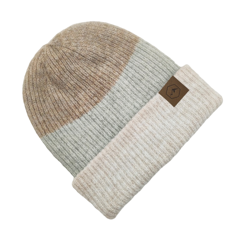 3 Tones Winter Beanie For Women