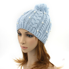 GIRLS’ PEARLS BEANIE