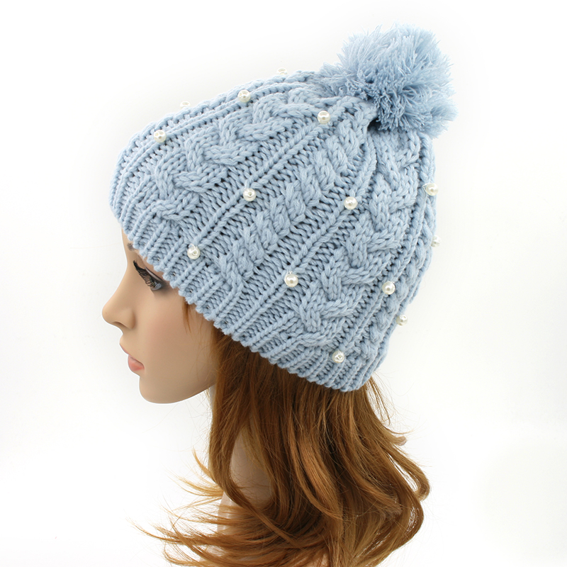 GIRLS’ PEARLS BEANIE