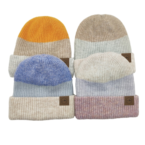 3 Tones Winter Beanie For Women