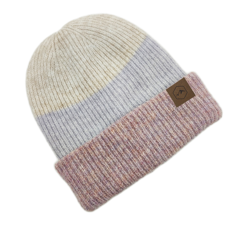 3 Tones Winter Beanie For Women