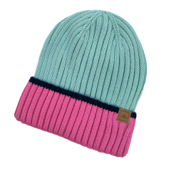 Colourful Rib Knitted Beanie For Kids