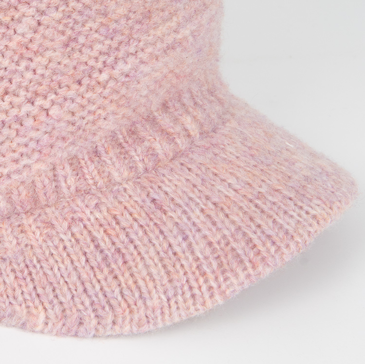 Pom Pom Knit Brim Fleece Lined Beanie