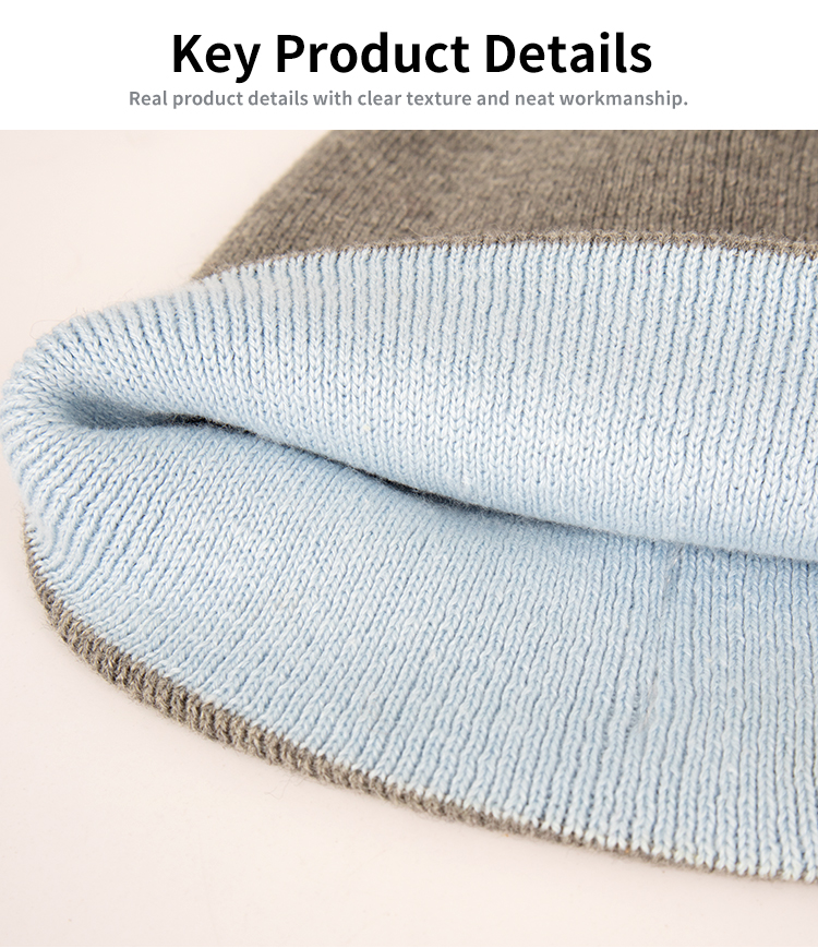  Merino Knit Lightweight Skull Beanie 