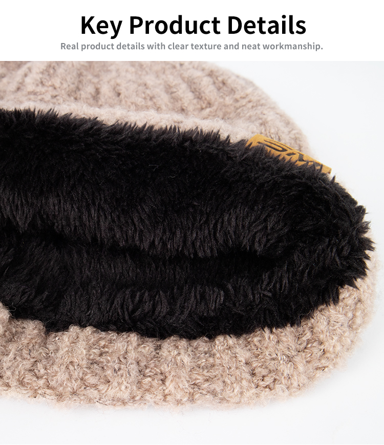 Chunky Ribbed Knit Beanie
