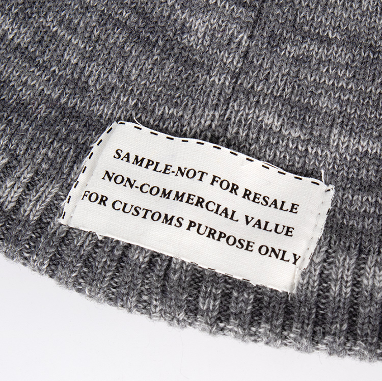 Merino Marled Rib Knit Beanie