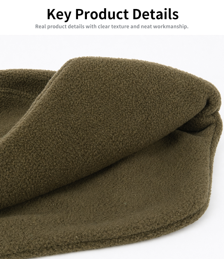 100% Polyester Fleece Earflap Winter Hats