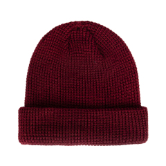 Waffel Knit Cuffed Winter Beanie
