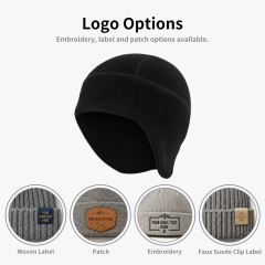 100% Polyester Fleece Earflap Winter Hats