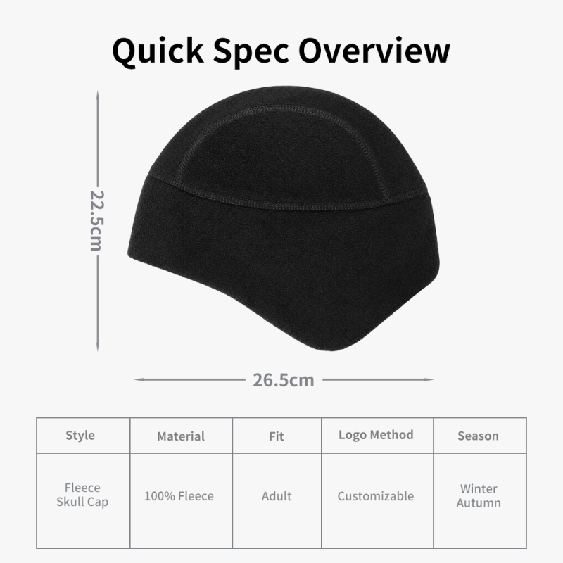 100% Polyester Fleece Earflap Winter Hats