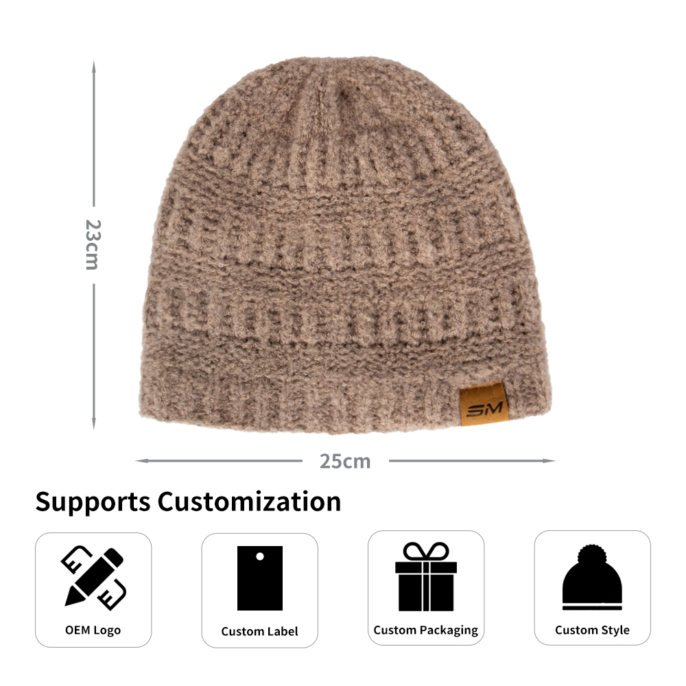 Chunky Ribbed Knit Beanie