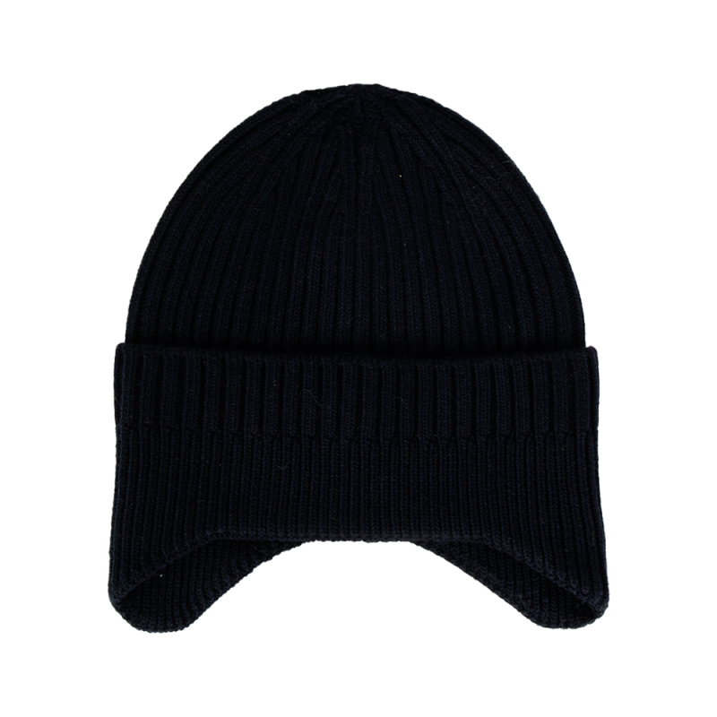 Cotton Kids Ear Flap Knit Beanie Hat