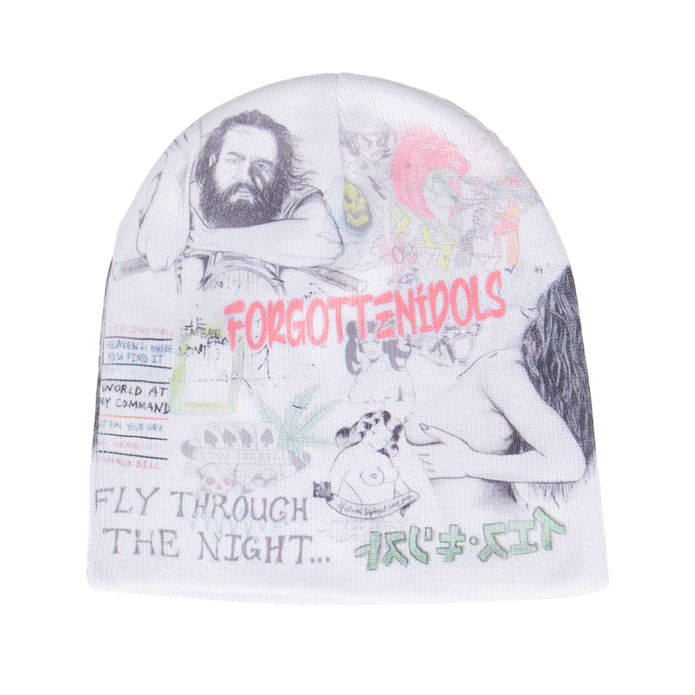 Custom Printed Polyester Skull Beanie