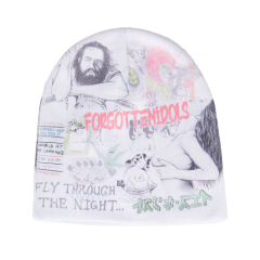 Custom Printed Polyester Skull Beanie