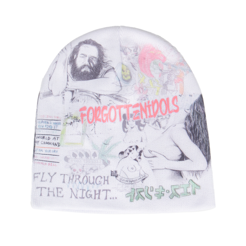Custom Printed Polyester Skull Beanie
