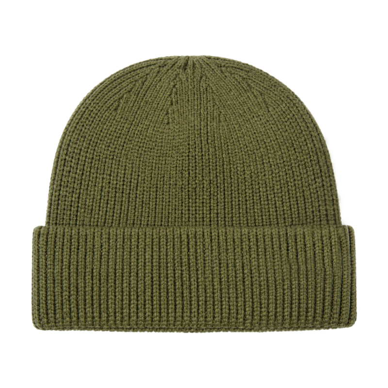 Short Rib Knit Fisherman Beanie