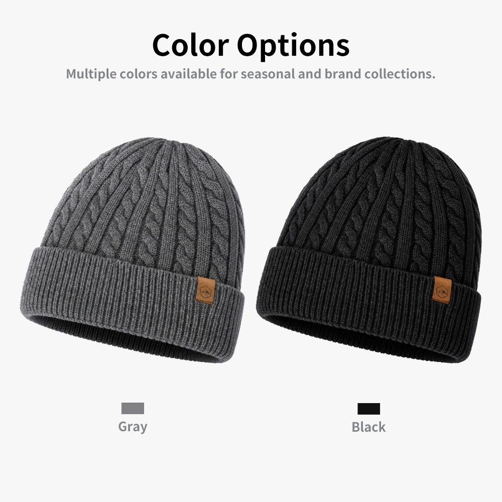 Luxury Cashmere Cable Knit Beanie