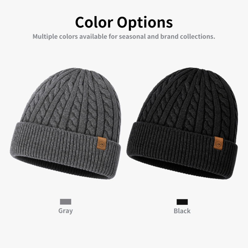 Luxury Cashmere Cable Knit Beanie