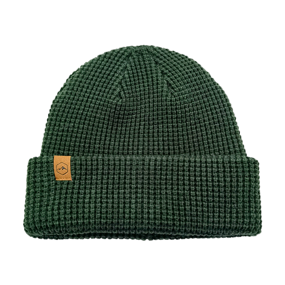 Chunky Waffle Knit Cuffed Beanie