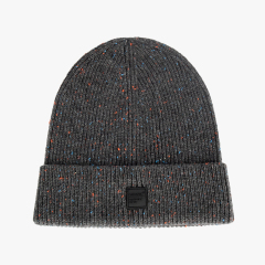 Speckled Knit Wool Blend Beanie