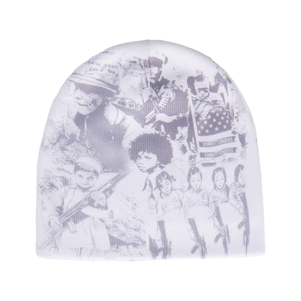 Custom Printed Polyester Skull Beanie