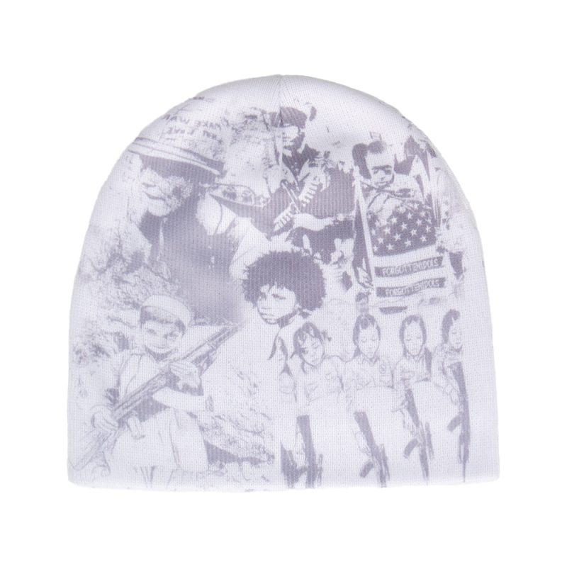 Custom Printed Polyester Skull Beanie