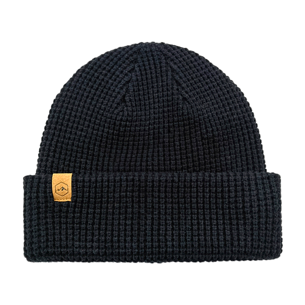 Chunky Waffle Knit Cuffed Beanie