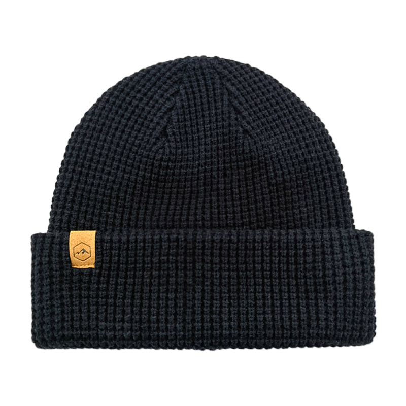 Chunky Waffle Knit Cuffed Beanie