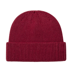 Short Rib Knit Fisherman Beanie