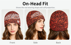 Custom Printed Polyester Skull Beanie