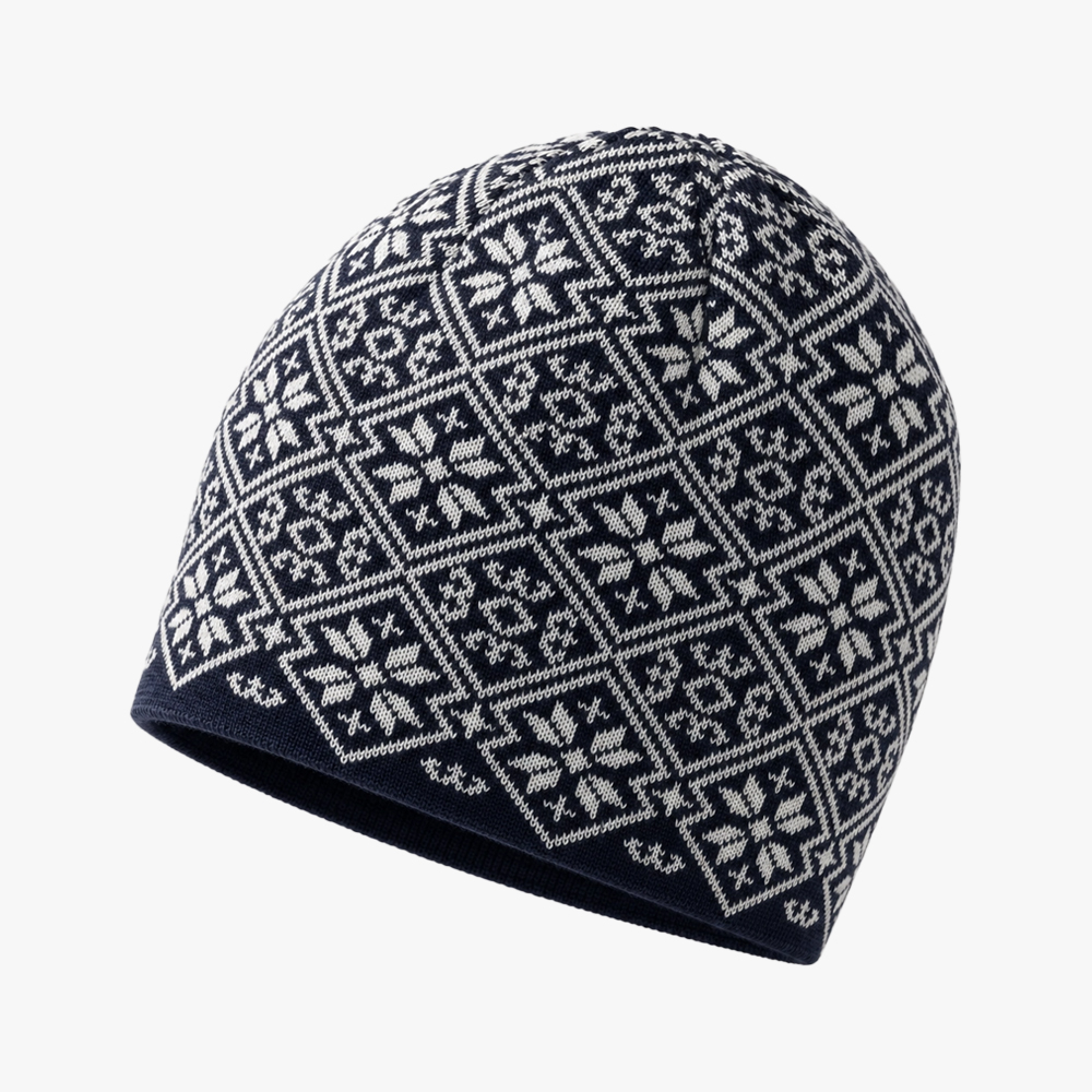 Nordic Mosaic Skull Beanie