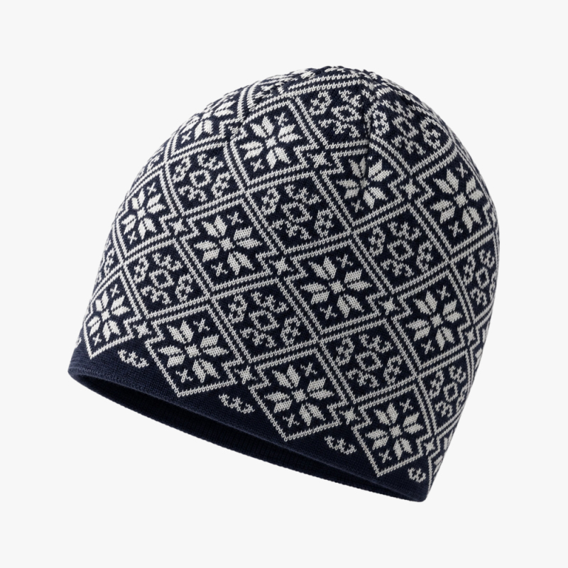 Nordic Mosaic Skull Beanie