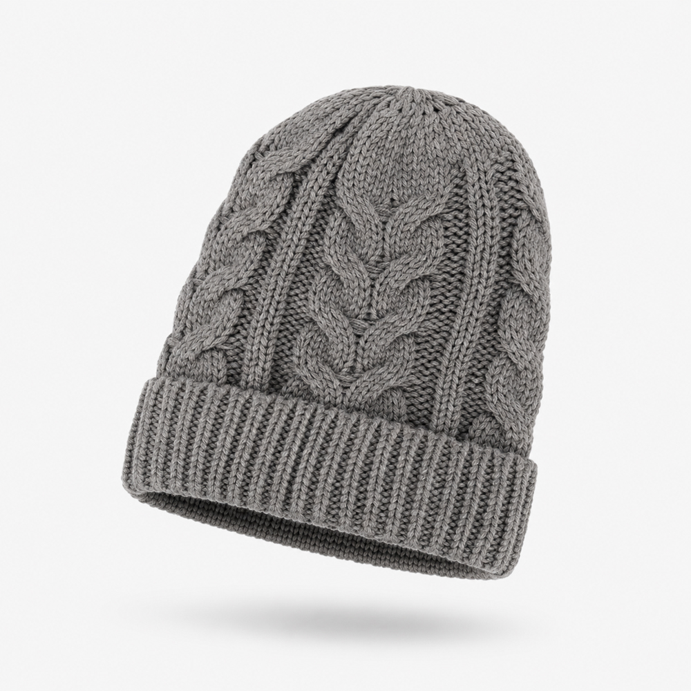 Sculpted Cable Rib Beanie
