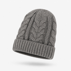 Sculpted Cable Rib Beanie