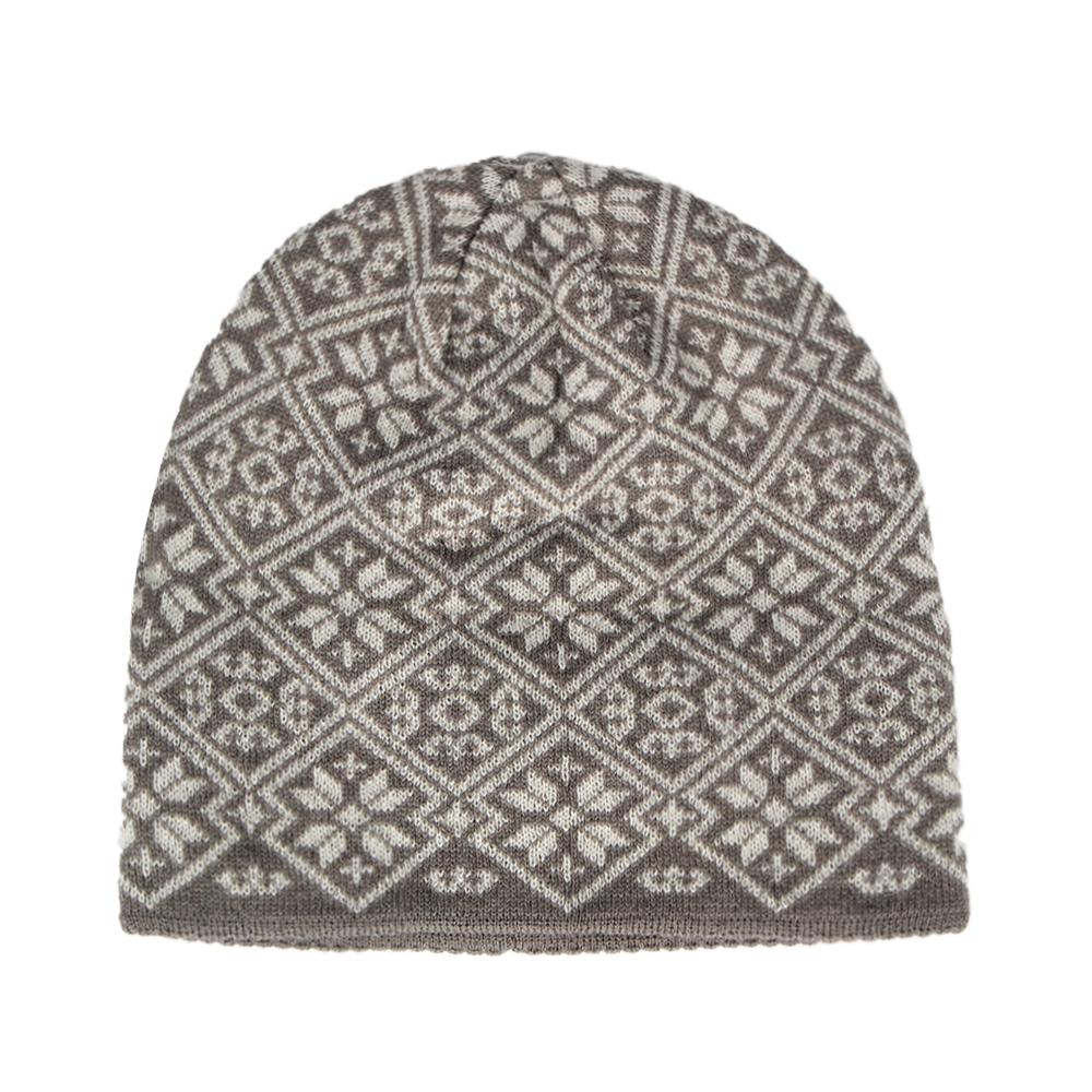 Nordic Mosaic Skull Beanie