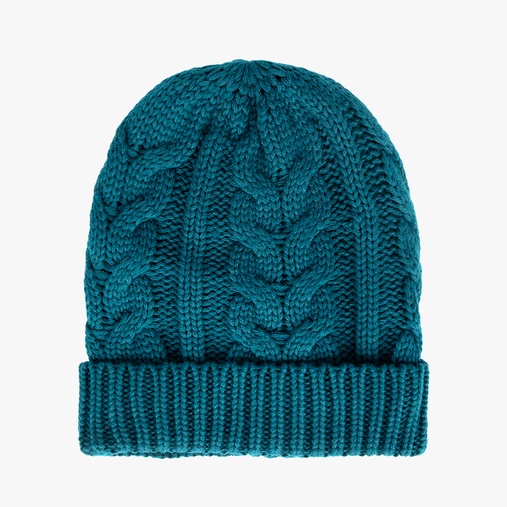 Sculpted Cable Rib Beanie