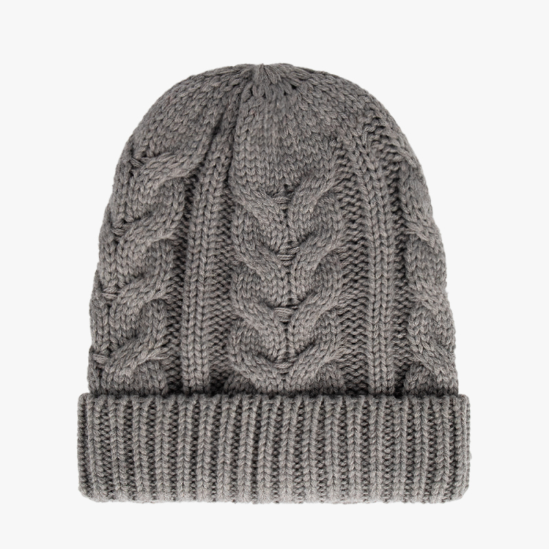 Sculpted Cable Rib Beanie