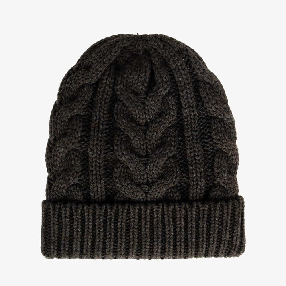 Sculpted Cable Rib Beanie