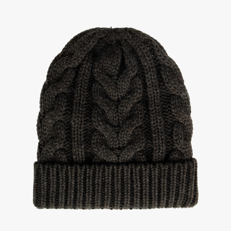 Sculpted Cable Rib Beanie