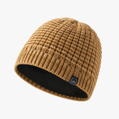 Marled Waffle Knit Beanie