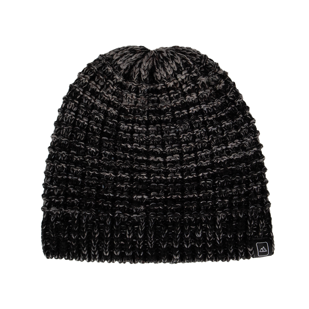 Marled Waffle Knit Beanie