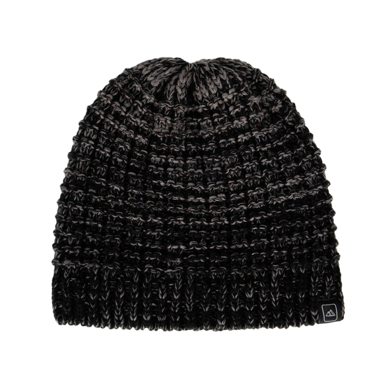 Marled Waffle Knit Beanie