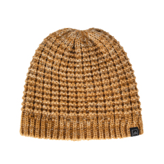 Marled Waffle Knit Beanie