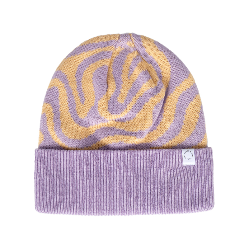 Swirl Jacquard Cuff Beanie