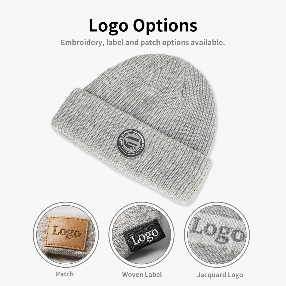 Urban Badge Ribbed Beanie