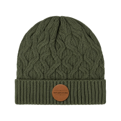 Sculpted Braid Cuff Beanie