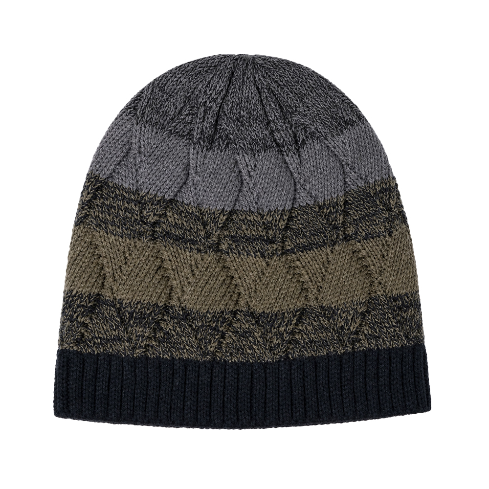 Gradient Cable Skull Beanie